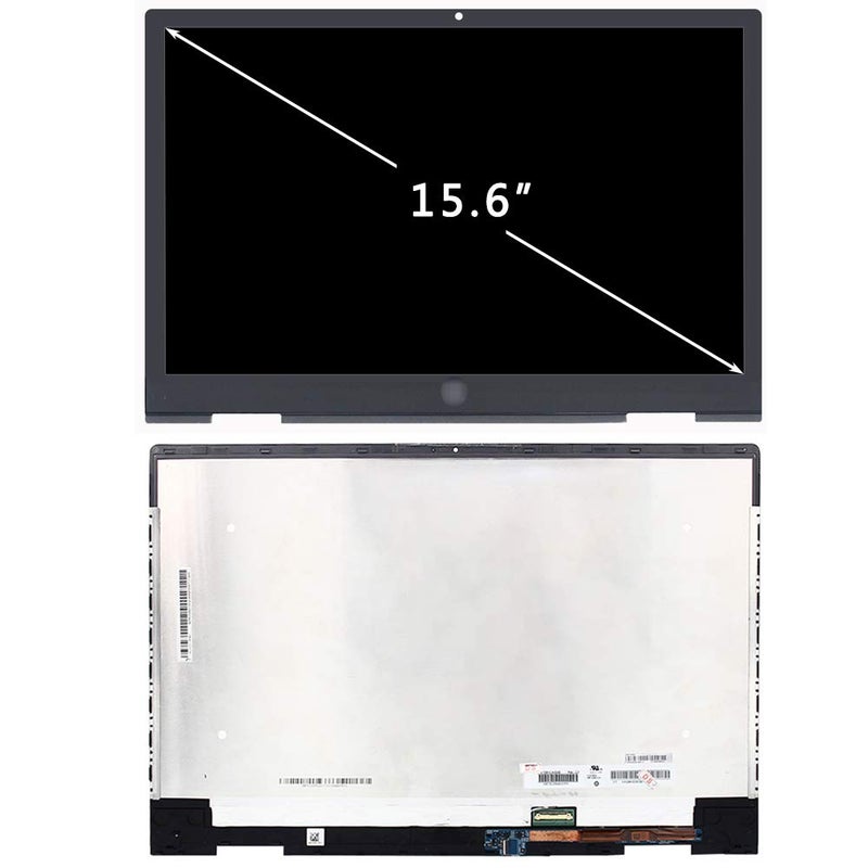 FirstLCD LCD Touch Screen Replacement L53868-001 for HP Envy X360 15M-DS0011DX 15M-DS0012DX 15M-DS0023DX 15-DS0003CA 15-DS0013CA 15-DS0013NR Digitizer Display Assembly Bezel FHD 15.6" - Image 1